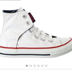 NWB white hightop easy slip converse sneakers